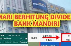 Dividen Saham Mandiri